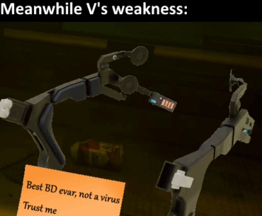 V really is no Morgan Blackhand... at least when it comes to brains