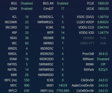 Trying to lower tRFC but system wont boot ?