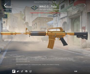 M4A1-S Golden Fade