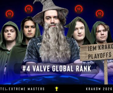 Gandalf and his 4 hobbits