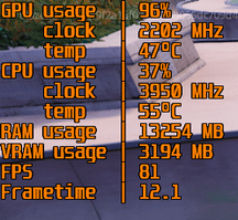GTX 1060 6GB 2202-2215mhz overclock