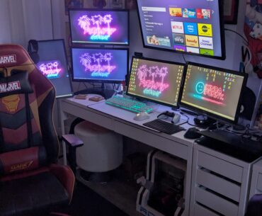 My dated tech battle station.