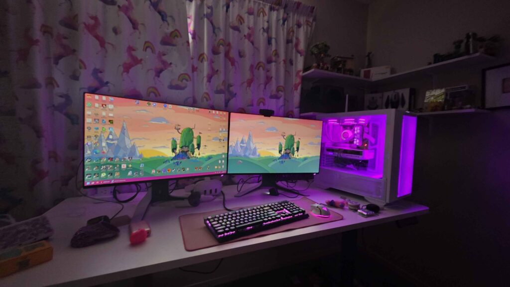 Nothing fancy but my care workers are so glad the PC is off the floor.