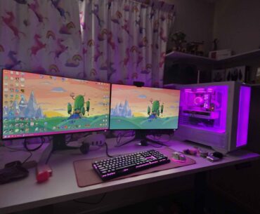 Nothing fancy but my care workers are so glad the PC is off the floor.