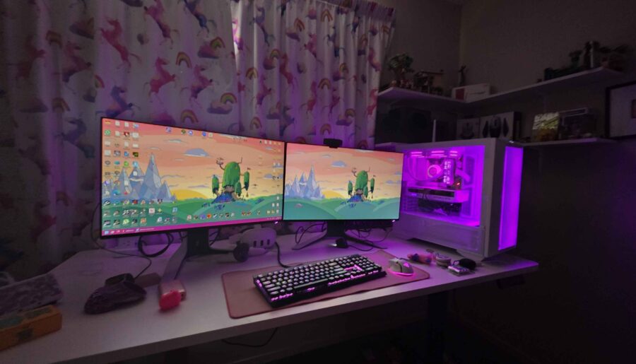 Nothing fancy but my care workers are so glad the PC is off the floor.