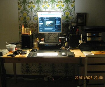An overview of my setup in action!