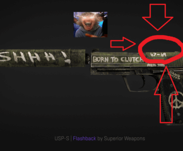 I just realised Usp | Flashback is the funniest skin in Cs2. ( 67 AND 69 IN ONE SKIN )