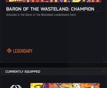 I won the Champion calling card!
