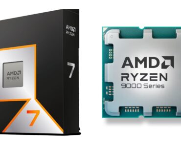 The Ryzen 7 9850X3D improves over the 9800X3D with better operating speeds and packaging (Image via Amazon and AMD)