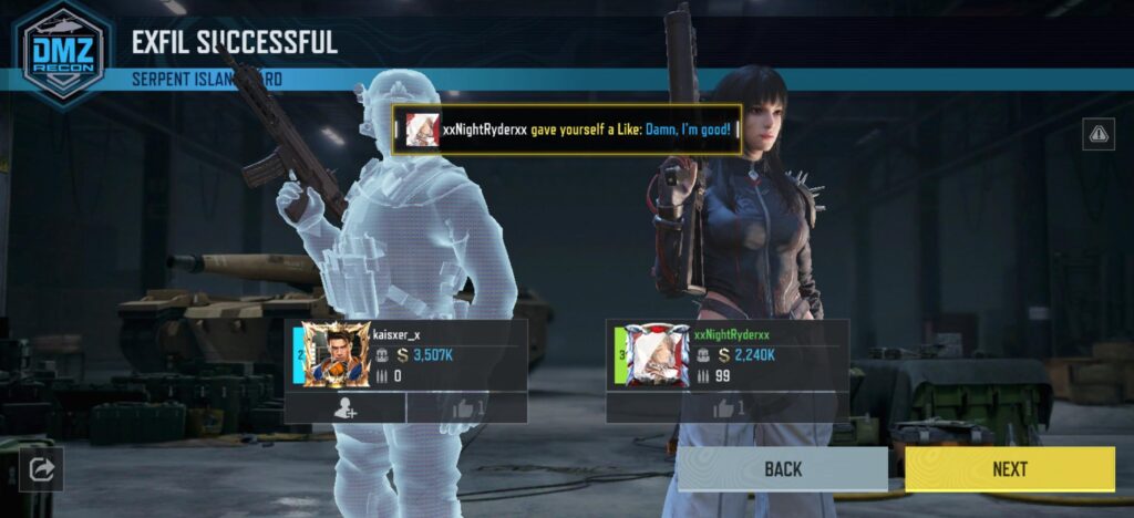 If you can see this, thanks for not leaving me in the ship.