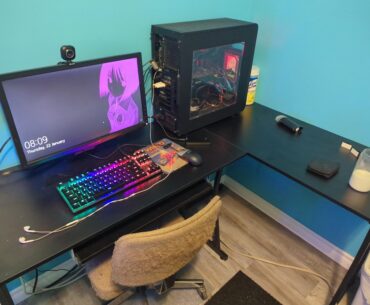 here's my setup, not really shitty just meh