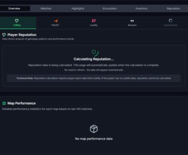 What happened to the csstats.gg overview?