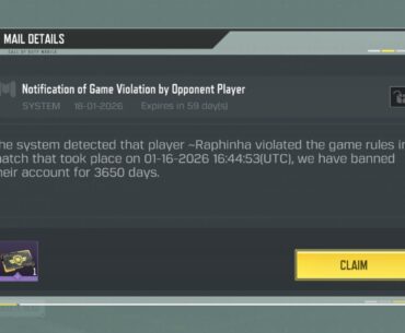 CODM - Banning Hackers