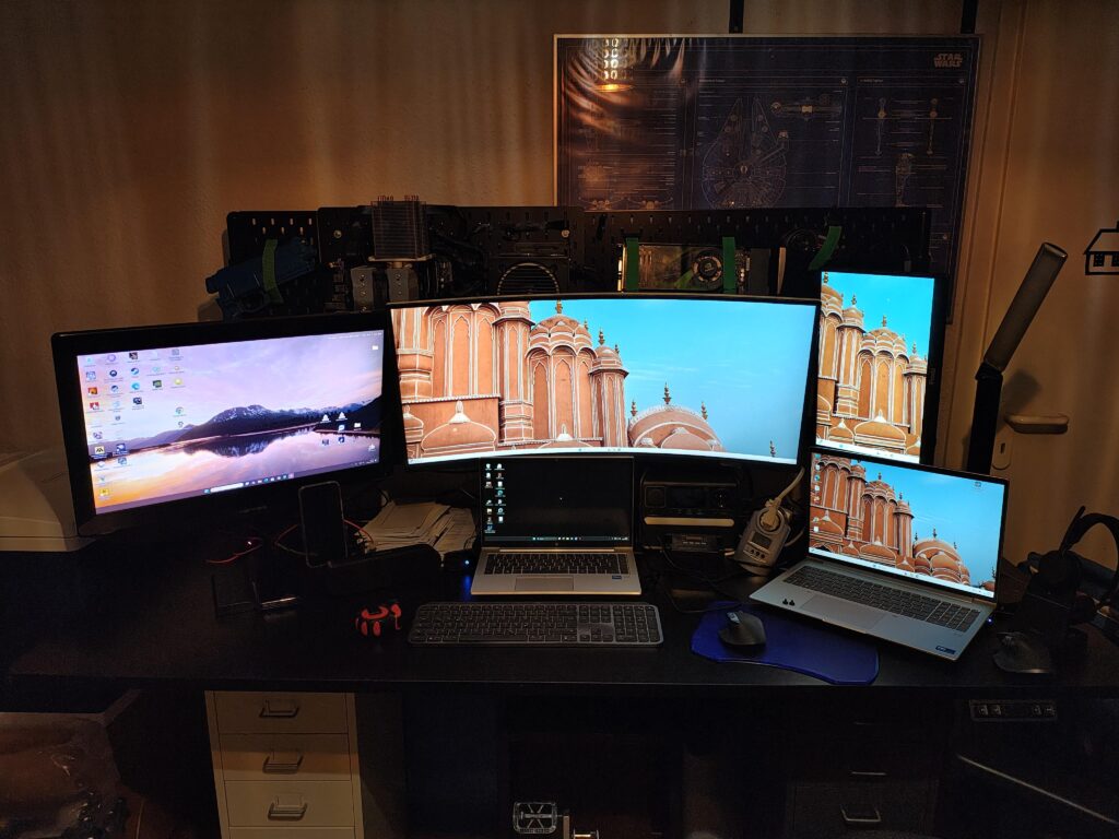 Bringing together 2 Work Laptops and 1 Gaming Setup
