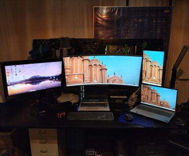 Bringing together 2 Work Laptops and 1 Gaming Setup