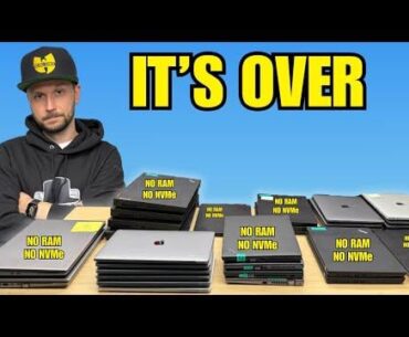 2nd hand laptops are no longer feasible since the sellers take out the RAM and SSD before offloading them. And replacing costs more than the laptop.