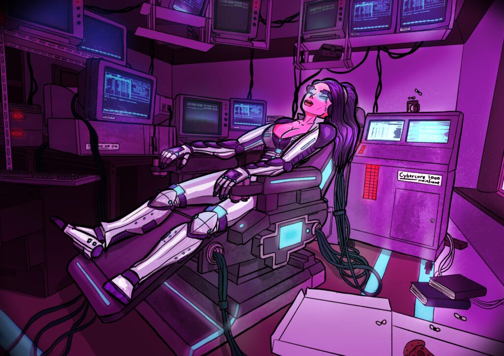 [OC] Meatcorps Universe | Denise is stuck in CyberSpace thanks to the bastards at Neurocorps