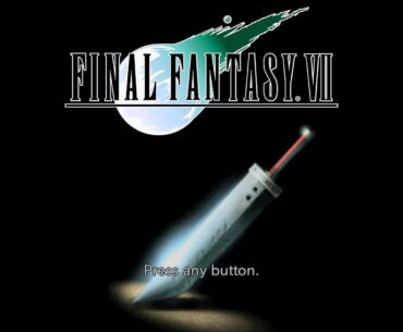 Today I get to fulfill a childhood dream! Playing OG FF7!!!