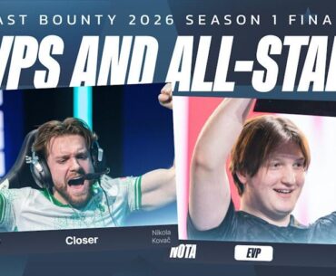 The EVP and All-Stars of BLAST Bounty 2026 Season 1 Finals