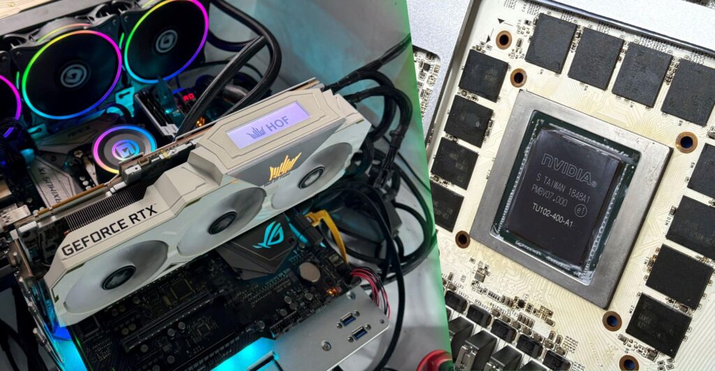 Overclocker builds TITAN RTX on RTX 2080 Ti HOF PCB with 900W power limit after GPU and memory swap