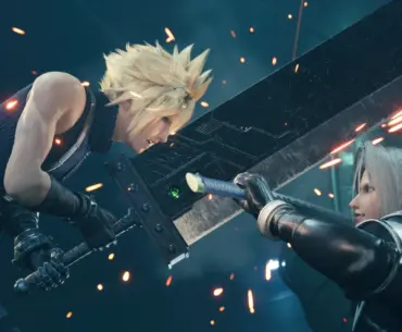 Cloud and Sephiroth lock swords in combat in Final Fantasy VII Remake Intergrade, one of the RPGs coming this week