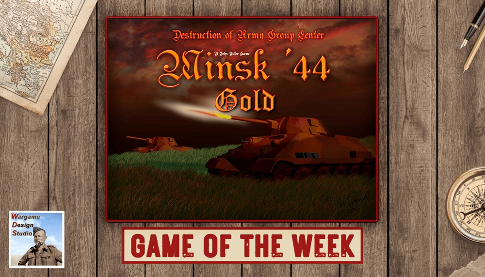 Game of the Week Panzer Campaigns Minsk 44 Gold Header Image