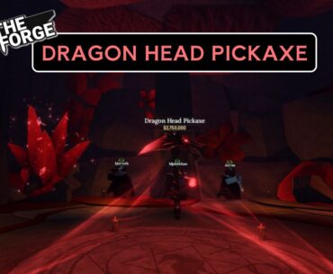 How to Get Dragon Head Pickaxe in The Forge
