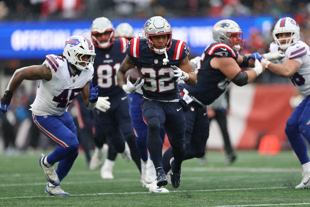 Patriots run game peaking ahead of 2026 playoff matchup with Chargers Mostly Sunny