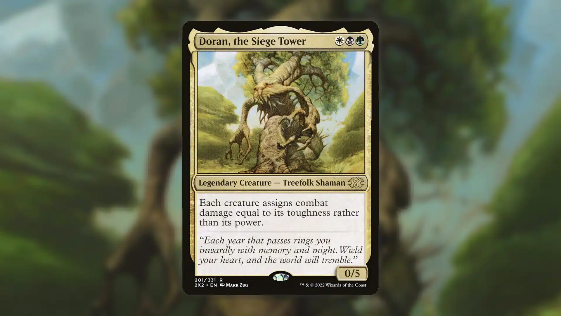 Classic MTG Treefolk Spikes 321% Thanks to New Lorwyn Legend MTG Doran, the Siege Tower Price Spike