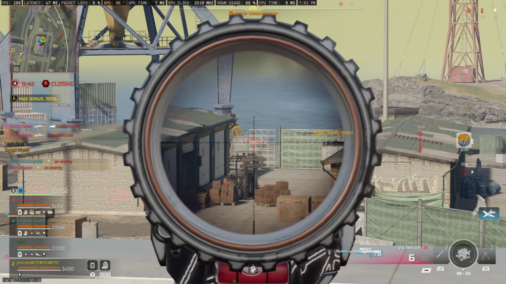 My sniping summarized in 40 sec