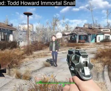 I modded Todd Howard into Fallout 4. Do NOT let him touch you.