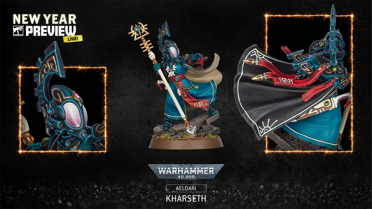 Warhammer 40,000 Aeldari miniatures 