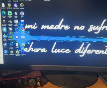 Screen flashing white