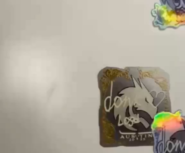 I recreated Holo and Gold donk stickers from all Majors