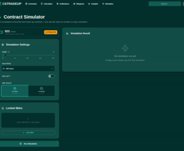 I built a CS2 Trade Up Simulator with skin locking & EV optimization