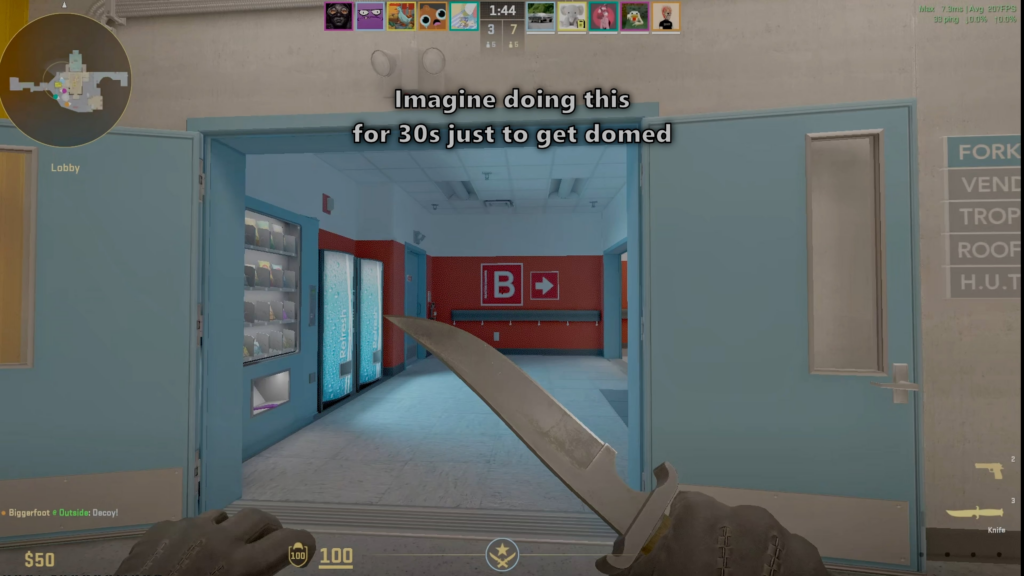 Imagine doing for 30s just to get domed