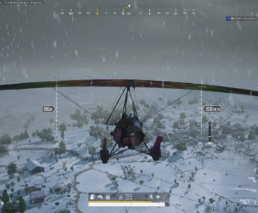 Flying through a satellite crash...