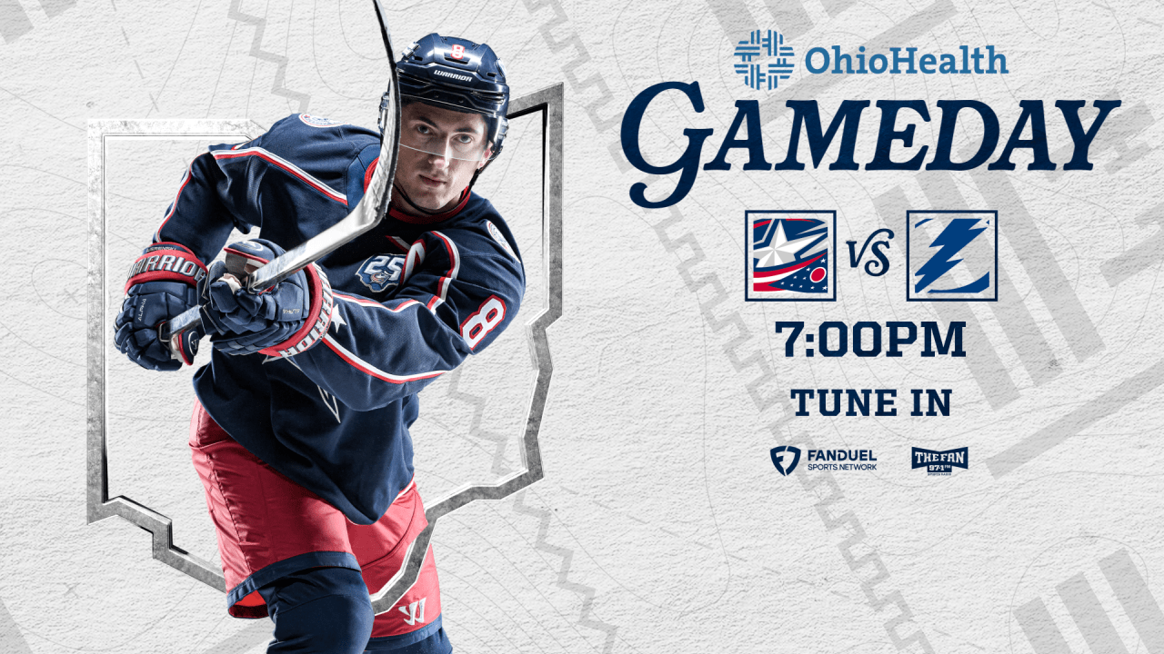 PREVIEW: Blue Jackets, Lightning meet for 25th Anniversary Game PREVIEW: Blue Jackets, Lightning meet for 25th Anniversary Game