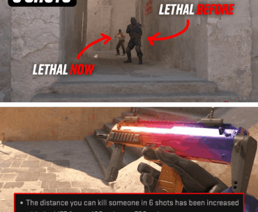 🔥 MP7 IS META NOW! Its effective range almost DOUBLED, from ~400 to ~700 units

MP5-SD is cool af too:
👉 Damage 27 -> 28, Price –$100