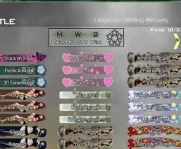 [COD] about the calling cards in MW2(2009)