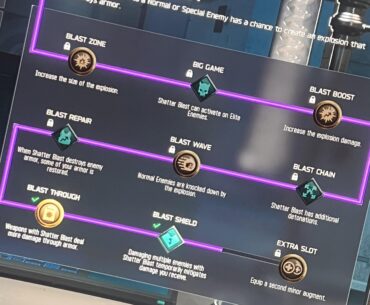 Why are my shatter blast augments like this?