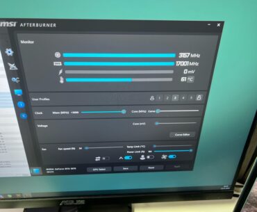 RTX 5070 overclock 990@3200 +3000 memory clock
