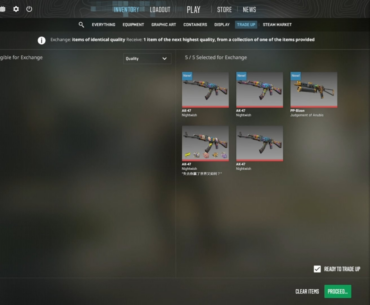 M9 sapphire for my first ever trade up *volume warning*