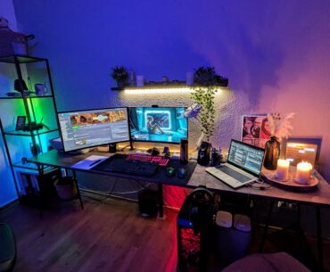 My average gaming- and workspace