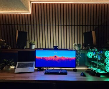 What do I put on the acoustic wall? Anything? Still a WIP.