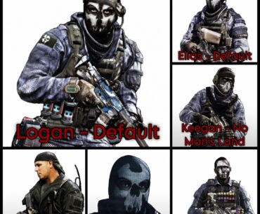 CODM should add the rest/default skins from COD Ghost Team…🔥