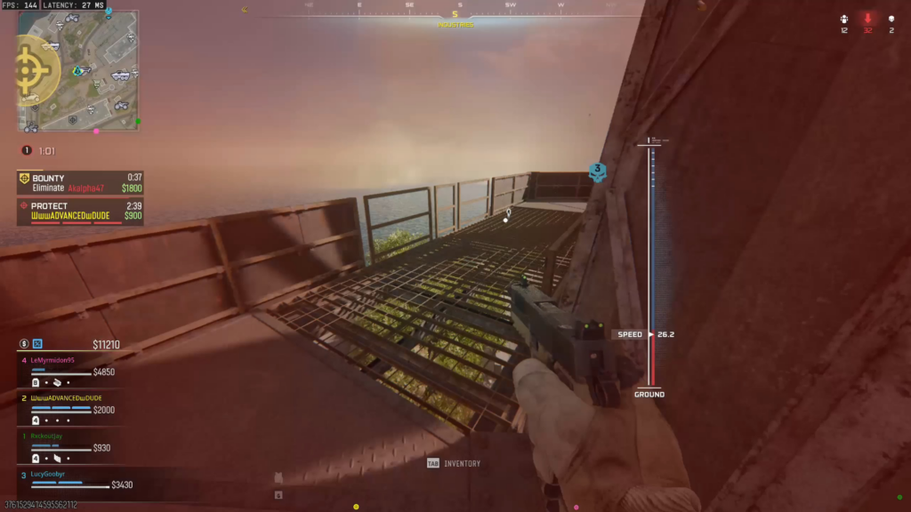 go prone ❌ throw self off of tower instead ✅
