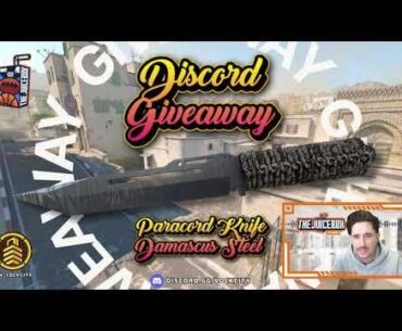 FREE CS2 Knife Giveaway! Factory New Paracord Damascus Steel 🔥