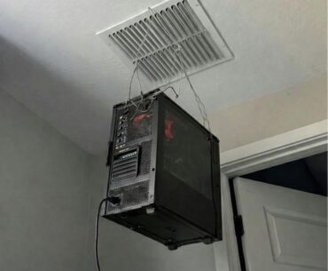 Took everyone’s suggestions and removed my PC from the floor