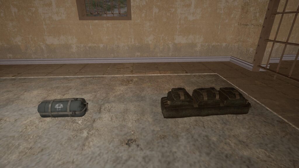 I'm guessing there wasn't enough room for these magnificent items, plus the spike traps.